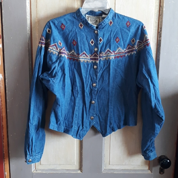 Wrangler Tops - Vintage Wranglers Silver Lake SouthWest Denim